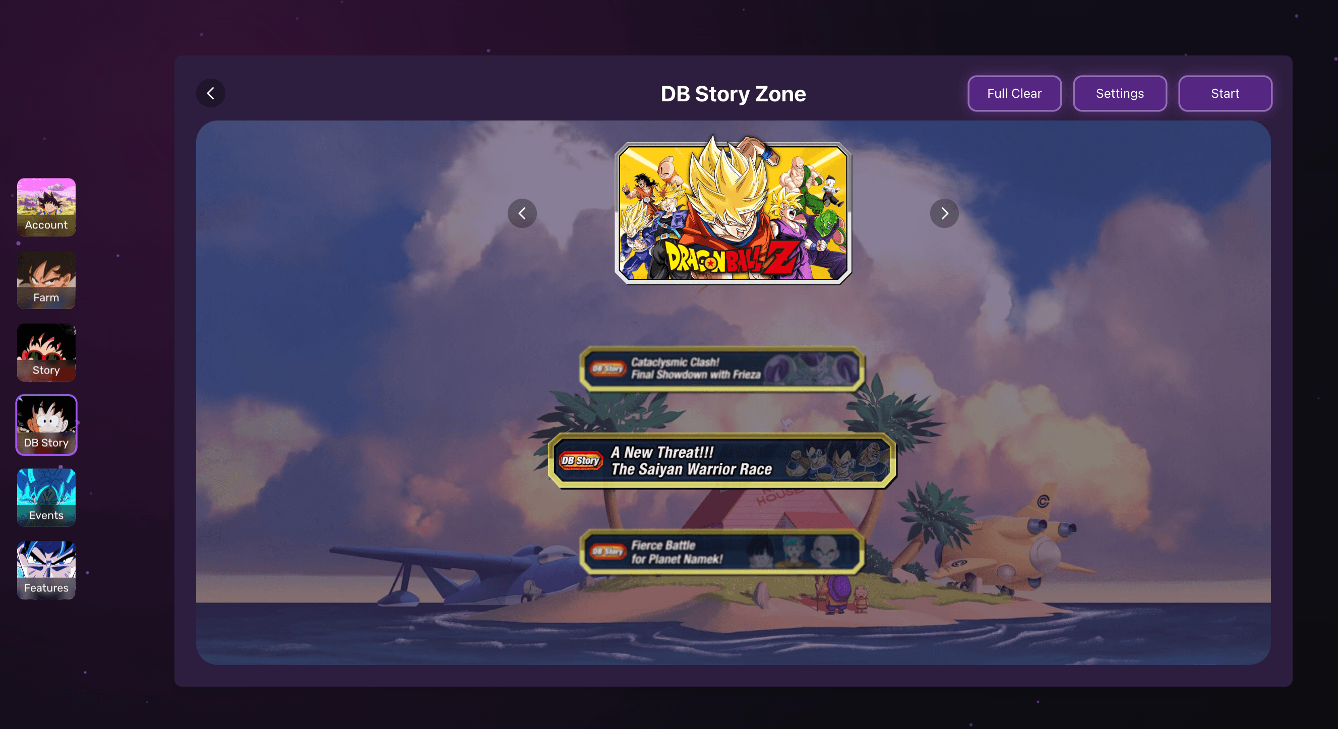 How to select a Side Story Quest