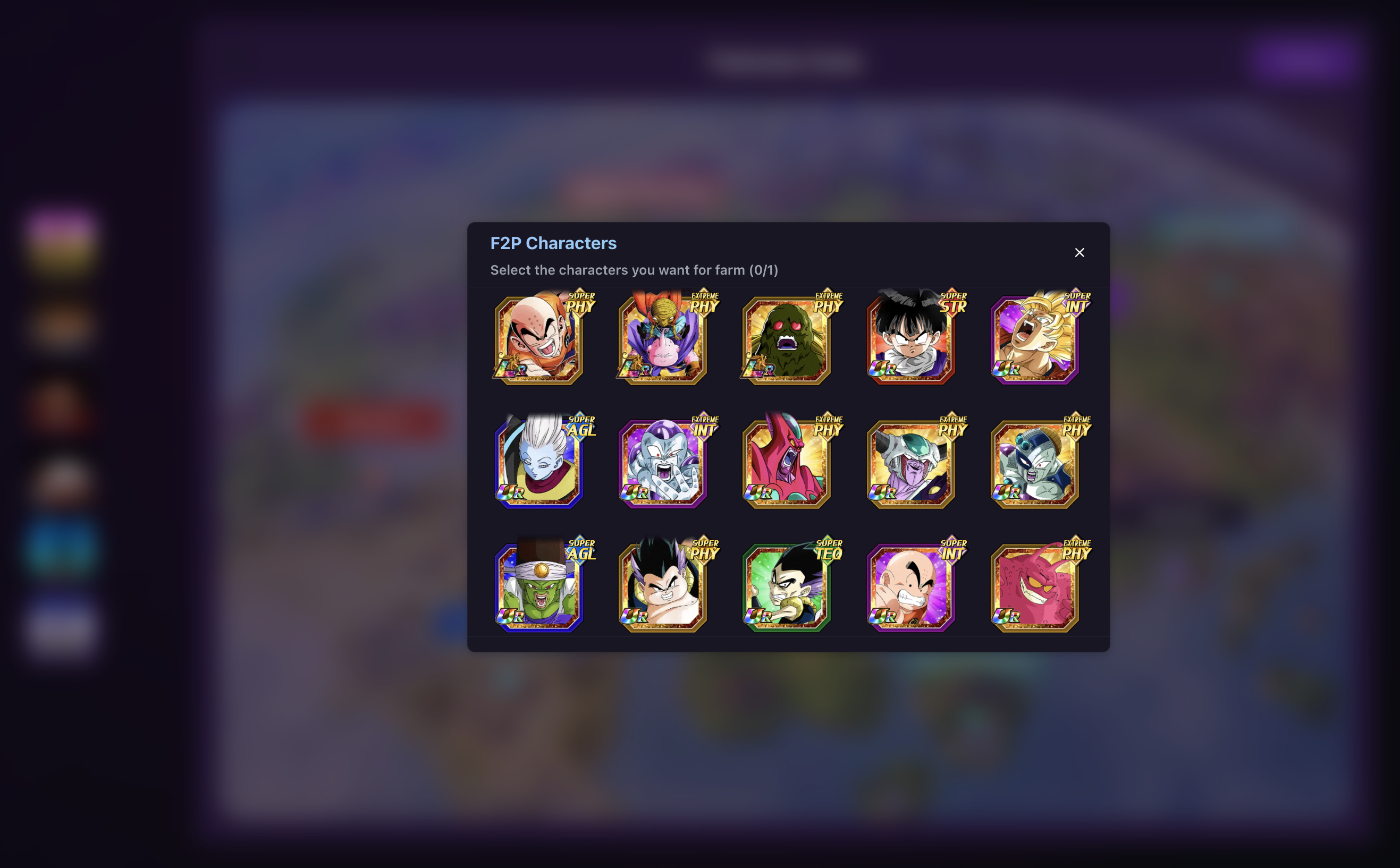 How to farm F2P characters